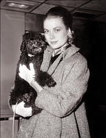 Grace Kelly & Oliver the Poodle